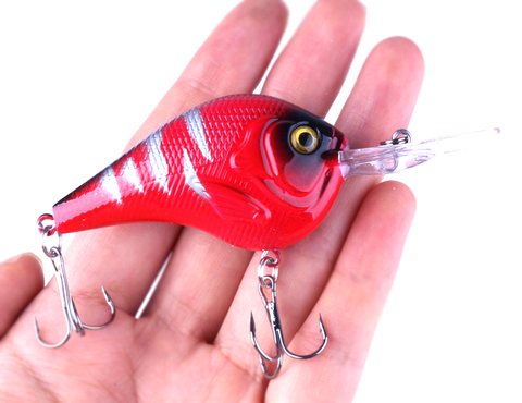 HENGJA-Crankbait Wobblers de 9,5 CM 11G, aparejos de pesca con mosca, Crankbait, cebo para lucio, perca, pesca, 1 unidad ► Foto 1/6