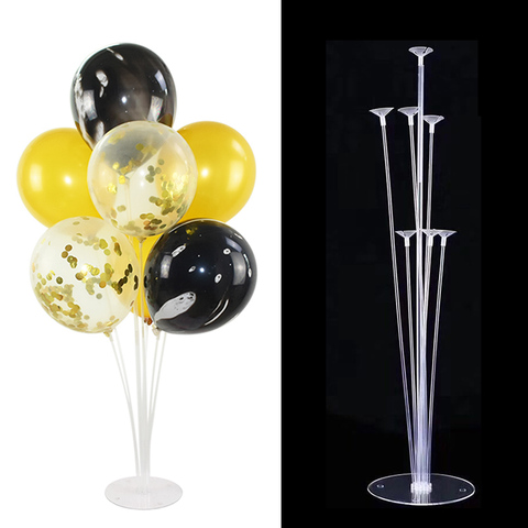 1 Set soporte de globos soporte de columna pegatinas para bodas niños fiesta de cumpleaños Baby Shower Decoración Accesorios de globos ► Foto 1/6