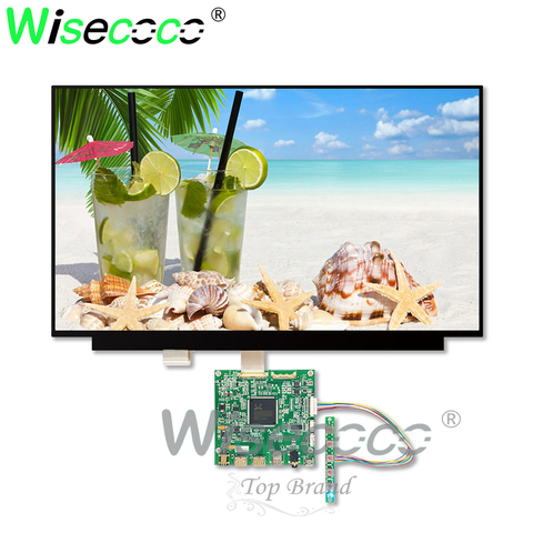 Wisecoco 3840*2160 15,6 pulgadas IPS UHD 4K NV156QUM-N32 pantalla LCD dispaly con USB 2 HDMI 30 pines tablero controlador tablero ► Foto 1/1