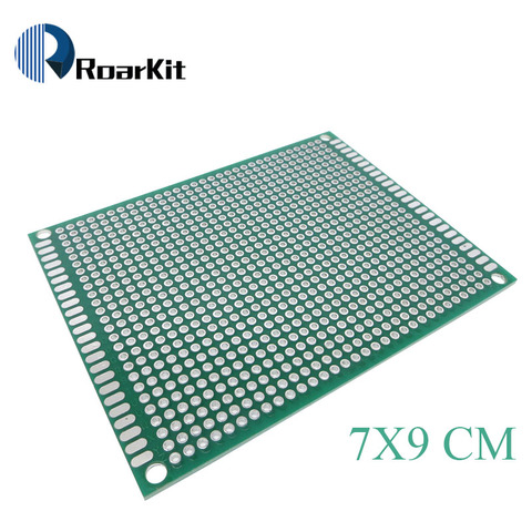 Placa Universal de doble cara PCB, 1 Uds., 7x9 cm, doble recubrimiento/tinning, PCB, 2,54 MM ► Foto 1/6