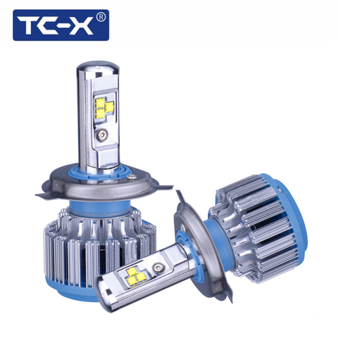TC-X-bombilla LED para faro delantero de coche, H4, Hi lo, Bombillas de faros led, H7, H1, H11, 9006, 9005, H27/880, 6000K ► Foto 1/6