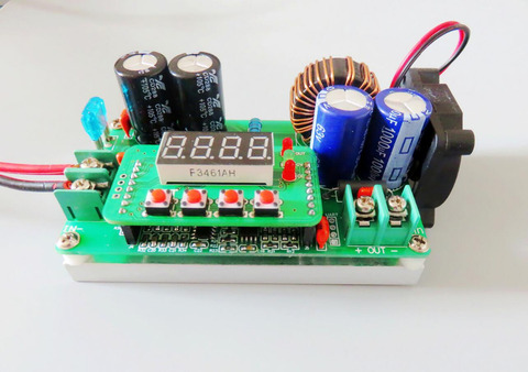 Fuente de alimentación de Control Digital, amperímetro de corriente constante de voltaje constante, medidor de capacidad, 60V, 8A ► Foto 1/6
