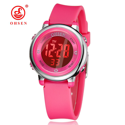 Reloj de pulsera para niños reloj Digital LED de moda deportivo a prueba de agua reloj de pulsera para niños ► Foto 1/6