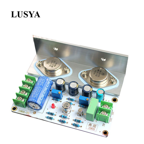 Lusya 1 Uds Kits Diy JLH 1969 clase, un amplificador de potencia de Audio de placa PCB de alta calidad MOT/2N3055 tablero terminado T0353 ► Foto 1/6