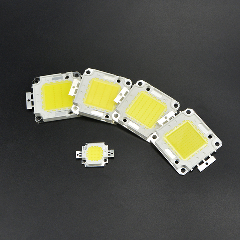 1 piezas de alta potencia de 10 W 20 W 30 W 50 W 100 W COB LED integrado lámpara Chip SMD DC 9 V 30 V 36 V para la bombilla de foco de luz de inundación DIY ► Foto 1/6