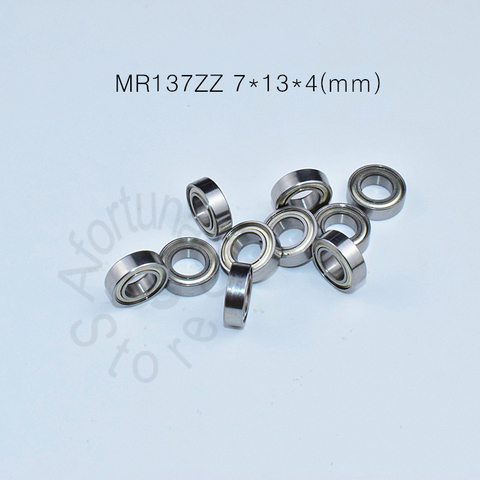 MR137ZZ rodamiento libre 7*13*4 (mm) ABEC-5 Mini cojinete miniatura sellado Metal MR137 MR137ZZ rodamiento de acero cromado ► Foto 1/6