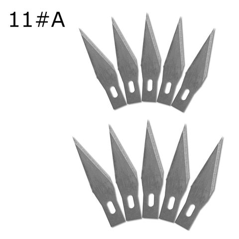 10 piezas una porción 11 # madera cuchillo cuchilla de reemplazo bisturí quirúrgico grabado Craft escultura cuchillo ► Foto 1/5