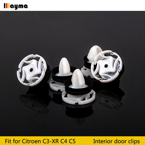 Clips de plástico de 20 piezas para Citroën C4 DS4 C3-XR C5, embellecedor de tarjeta de Panel de puerta Interior, accesorios para coche PEUGEOT 508 3008 ► Foto 1/6