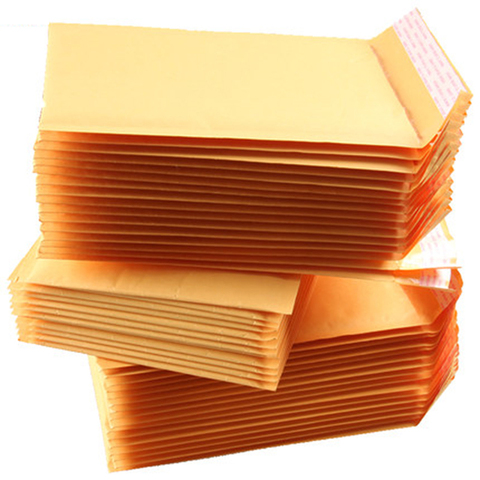10 unidades/lote de sobres de Papel Kraft de 15x18cm, 11x13cm, sobres acolchados, bolsas impermeables para envíos, sobres de papel, bolsas de correo ► Foto 1/6
