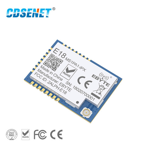 1 PZ 2,4 GHz CC2530 PA Zigbee módulo inalámbrico rf CDSENET E18-MS1PA1-IPX 20dBm receptor transmisor 2,4 ghz rf transceptor CC2530 ► Foto 1/5