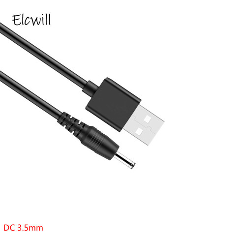 Universal 1M DC 3,5mm Cable de alimentación 3ft DC3.5mm * 1,35mm Cable de carga USB para viejo teléfono móvil altavoz fuente de alimentación ► Foto 1/3