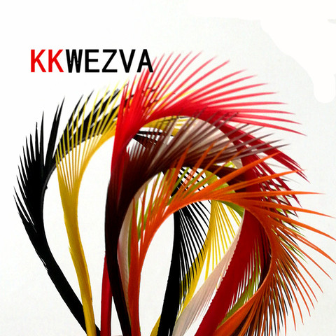 KKWEZVA-ganso de Biot Feathers15-20cm, ganso de Biot s, atado de moscas, materiales para ninfa y Lava, colas divididas y alas tempranas, 21 Uds. ► Foto 1/6