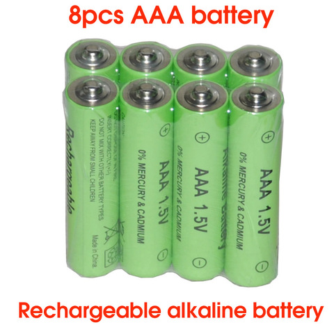 SORAVESS 4 piezas 1,5 V 2000 mAh recargable de baterías alcalinas AAA 10440 baterías para juguetes reloj linterna Control remoto Cámara ► Foto 1/4