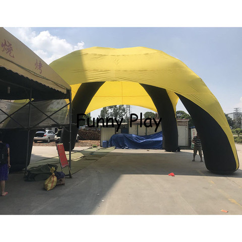 Carpa de araña inflable de cúpula grande personalizada, estación de eventos, carpa de patio de fiesta/techo para promoción de coche o garaje publicitario, 4m ► Foto 1/1