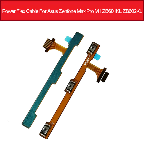 Cable flexible de botón de encendido y volumen para Asus ZenFone Max Pro (M1) ZB601KL ZB602KL, interruptor de volumen y encendido, piezas de cinta flexible ► Foto 1/4