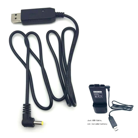 BaoFeng-Cable de carga USB con luz indicadora de Led para walkie-talkie, UV-5R UV5RE, batería de extensión de 3800mAh, UVB2, BF-UVB3 Plus, UV-S9 ► Foto 1/1