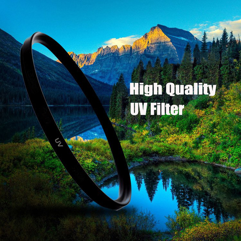 Filtro UV filtro filtre 49mm 52mm 55mm 58mm 62mm 67mm 72mm 77mm 82mm lente protect fábrica al por mayor para Canon Nikon Sony DSLR ► Foto 1/6