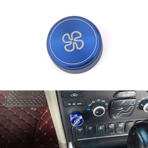 Ventilador de aire acondicionado botón Audio estéreo Control de volumen anillo para Volvo XC90 S80 2002-2014/S80 1998-2006 V70 2000-2007 ► Foto 1/6