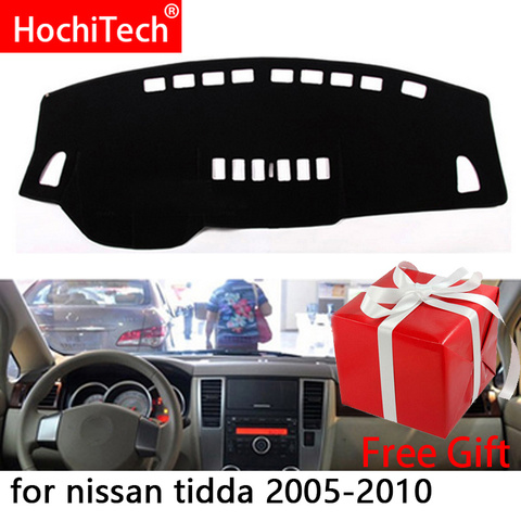 Para Nissan Tiida C11 2007- 2011 y en la mano izquierda conducir cubiertas de salpicadero de coche Mat sombra cojín alfombras Accesorios ► Foto 1/6