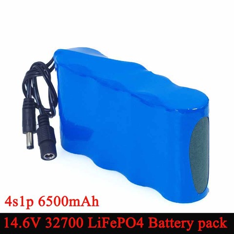 LiFePO4-Paquete de batería de alta potencia para taladro eléctrico, pila de 14,6 V, 10v, 32700, 6500mAh, 25A, máximo 35A ► Foto 1/6
