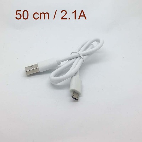 2.1A carga rápida 30CM Micro Cable tipo USB A Micro B 5Pin D 2.1A ultracorto 50CM Micro Cable de carga de datos USB portátil ► Foto 1/6