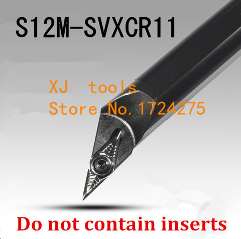 Barra de perforación CNC S12M-SVXCR11, herramientas de torneado interno de 12mm, indexable, herramienta de corte de torno, soporte de herramientas de torneado para VCMT110304 ► Foto 1/1