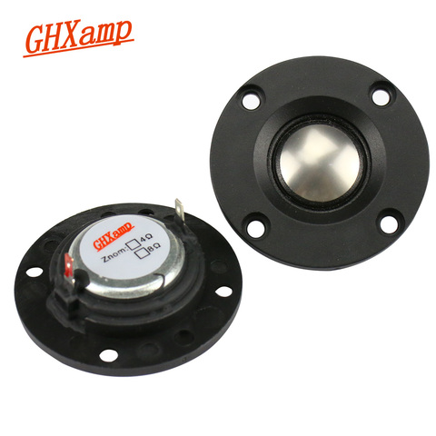 GHXAMP 2 pulgadas Tweeter altavoz 4ohm 12 W cúpula de titanio película NeodymiumTreble altavoz para escritorio de altavoces para cine en casa bricolaje 2 piezas ► Foto 1/6