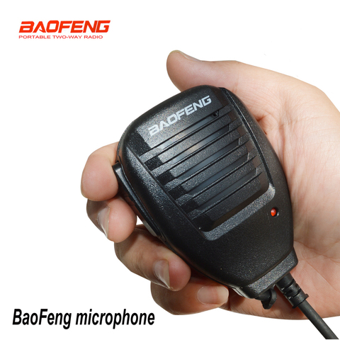 Nuevo baofeng micrófono de mano Radio Walkie Talkie micrófono altavoz de micrófono Baofeng para UV-5R UV-5RA UV-5RE UV-3R UV-82 UV-8D ► Foto 1/4