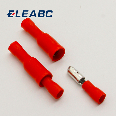 Caliente 50 X rojo macho hembra Bullet conector engarzado terminales cableado ► Foto 1/6