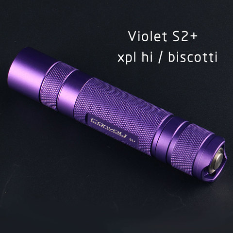 Violeta S2 + linterna, con XPL HI led en el interior y vidrio recubierto de ar, firmware biscotti ► Foto 1/4