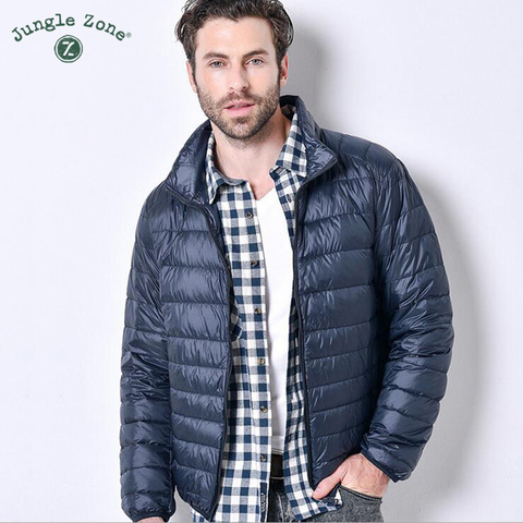 Chaqueta de plumón ultraligera de otoño e invierno 2022 chaqueta de plumas de ganso de gran tamaño informal Chaqueta corta de plumón para hombre al por mayor ► Foto 1/1