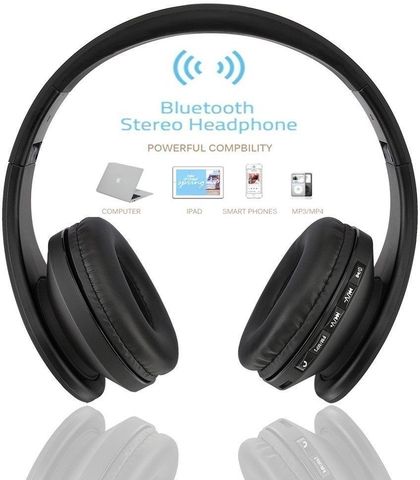 Superventas auriculares inalámbricos Andoer estéreo Digital Bluetooth 4,1 EDR auriculares tarjeta reproductor MP3 auriculares Radio FM música para todos ► Foto 1/6
