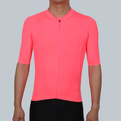 SPEXCEL-maillot de ciclismo AERO 2 para hombre y mujer, camiseta de manga corta de color rosa fluorescente, tela de la mejor calidad, nueva tecnología, 2022 ► Foto 1/6