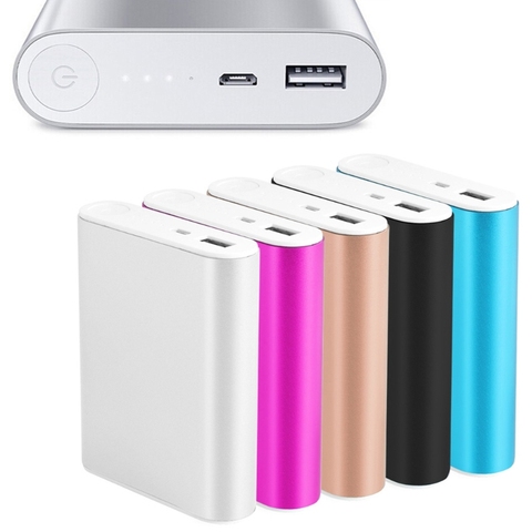 Funda de Banco de energía con Kit USB, cargador de batería 18650 4X, caja DIY para teléfono MP3/4, 1 unidad, 5V, 2.1A ► Foto 1/6