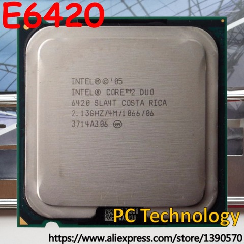 Original Intel Core 2 Duo CPU E6420 4M Cache/2,13 GHz /1066MHz LGA775 envío gratis envío dentro de 1 día ► Foto 1/1