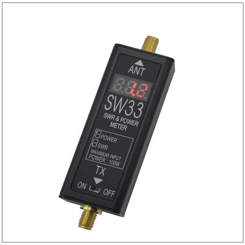 SW-33 Digital VHF/UHF 125-525MHz, medidor de potencia y V.S.W.R para walkie talkie, radio bidireccional ► Foto 1/6