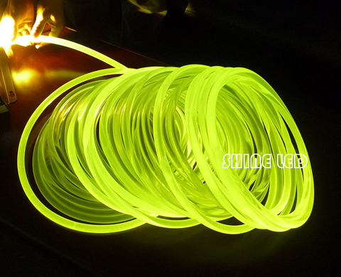 Cable de fibra óptica PMMA superbrillante de 8,0mm de diámetro, brillo lateral para iluminación de fibra óptica, bricolaje, decoración de luz ► Foto 1/1