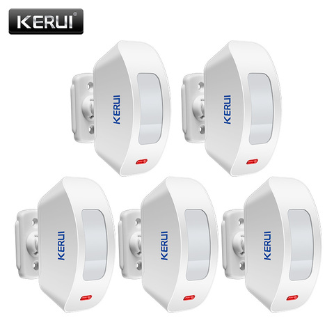 KERUI-Detector de movimiento PIR inalámbrico por infrarrojos, cortinas, Sensor Compatible con sistema de alarma de seguridad antirrobo, 5 unidades por lote, P817 ► Foto 1/3