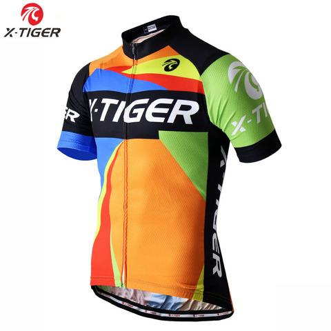 X-TIGER Pro Ciclismo ropa verano 100% poliéster bicicleta ropa deportiva MTB bicicleta ropa Maillot Ciclismo Jersey ► Foto 1/6