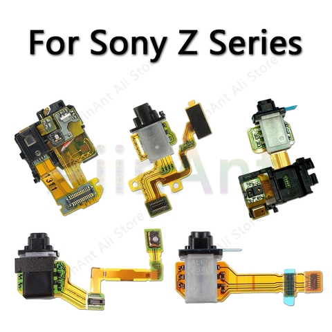 Para Sony Xperia Z Z1 Z2 Z3 Z4 Z5 compacto Premium Plus auriculares de Audio para Auriculares auriculares Jack de proximidad Sensor Flex Cable ► Foto 1/6