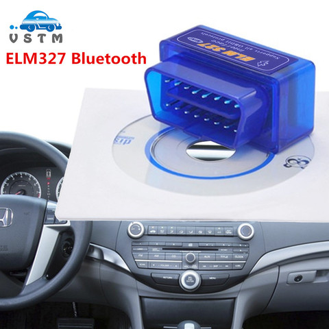 Herramienta de diagnóstico de coche Super Mini ELM327, Bluetooth V2.1, OBD2, ELM 2022, para Android/Symbian, Protocolo OBDII, 327 ► Foto 1/6