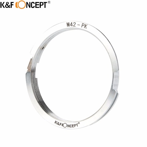 K & F CONCEPT-anillo adaptador de Metal para lente de cámara de M42-PK, lente de montaje de tornillo M42 para Pentax K Mount Cuerpo de Cámara ► Foto 1/5