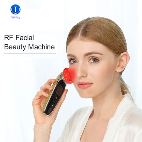 Tinwong RF-máquina de radiofrecuencia para eliminación de arrugas, estiramiento Facial, masajeador de SPA ► Foto 1/6