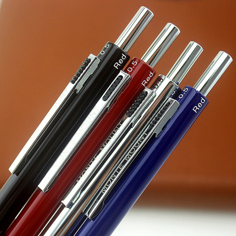 Bolígrafo multifunción 4 en 1 rojo y plateado 400 y lápiz 0,5 4 colores a elegir negro plateado ► Foto 1/5