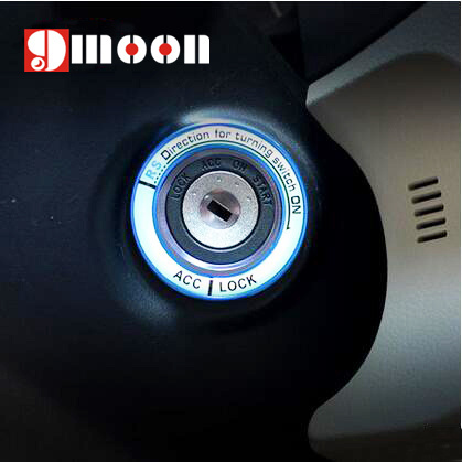 Aleación luminosa cubierta de interruptor de encendido de coche accesorios para automóvil para TOYOTA COROLLA 2014 y 2014 LEVIN RAV4 Highlander ► Foto 1/1