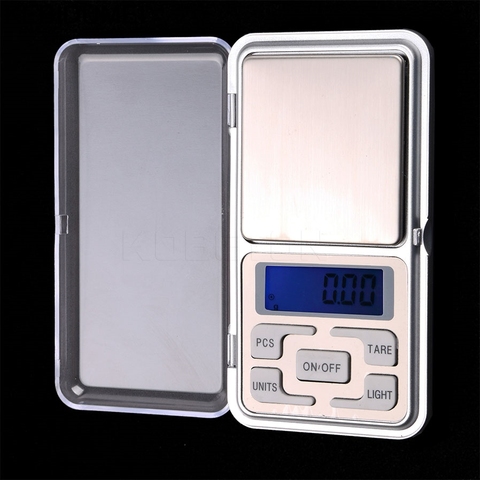 Minibásculas digitales de bolsillo, 0,01g/200g, pantalla LCD, para pesar los diamantes, gramos ► Foto 1/6