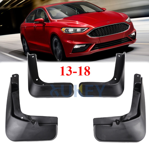 Guardabarros delantero y trasero para Ford Fusion Mondeo, 2013, 2014, 2015, 2016, 2017, 2022, Set de aletas de barro moldeadas, guardabarros ► Foto 1/6