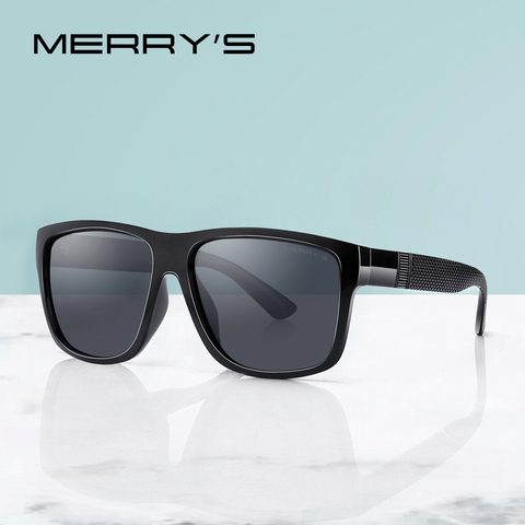 MERRYS-gafas de sol polarizadas clásicas para hombre, cuadradas, protección UV400, S3008 ► Foto 1/6