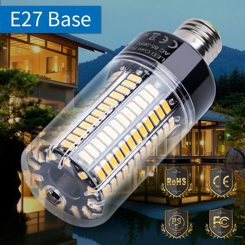 E27 LED Bombilla LUZ DE MAÍZ 220 V LED Bombilla de la lámpara E14 110 V 5736 AC85-265V Led luces de ahorro de energía 3,5 W 5 W 7 W 9 W 12 W 15 W 20 W No Flicker ► Foto 1/6