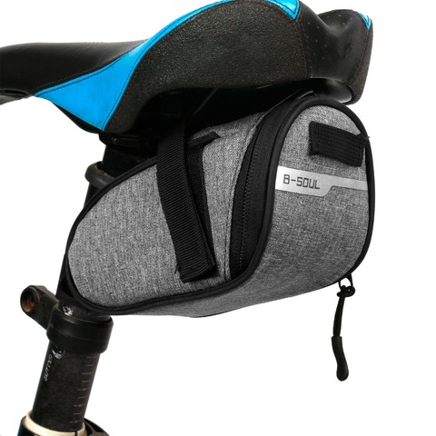 B-soul bolsa de sillín de bicicleta portátil impermeable bolsa para SILLÍN de ciclismo bolsas traseras de bicicleta equipo de ciclismo ► Foto 1/6